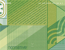 Tablet Screenshot of nonnative.com